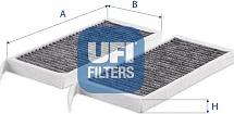 UFI 54.417.00 - Filtrs, Salona telpas gaiss autospares.lv