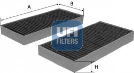 UFI 54.152.00 - Filtrs, Salona telpas gaiss autospares.lv