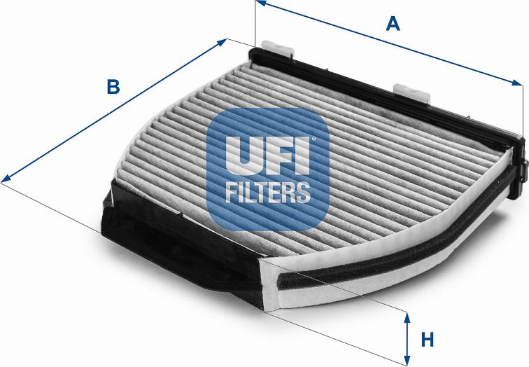 UFI 54.163.00 - Filtrs, Salona telpas gaiss www.autospares.lv