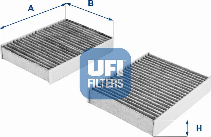 UFI 54.104.00 - Filtrs, Salona telpas gaiss www.autospares.lv