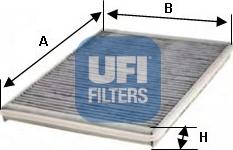 UFI 54.120.00 - Filtrs, Salona telpas gaiss www.autospares.lv