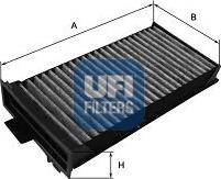 UFI 54.125.00 - Filtrs, Salona telpas gaiss autospares.lv