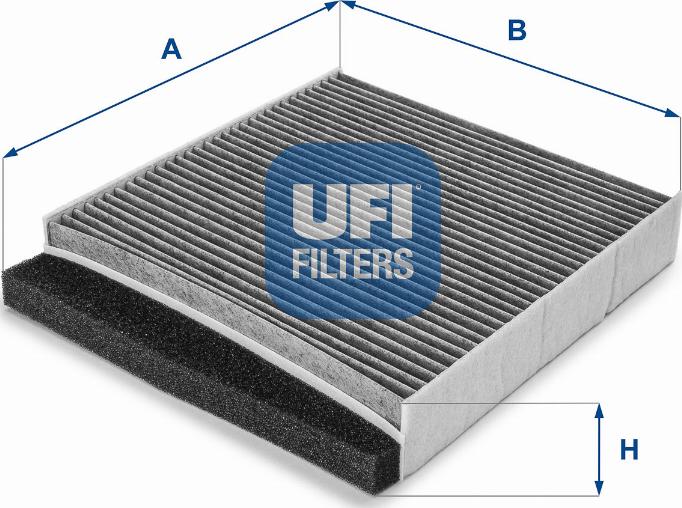 UFI 54.126.00 - Filtrs, Salona telpas gaiss www.autospares.lv