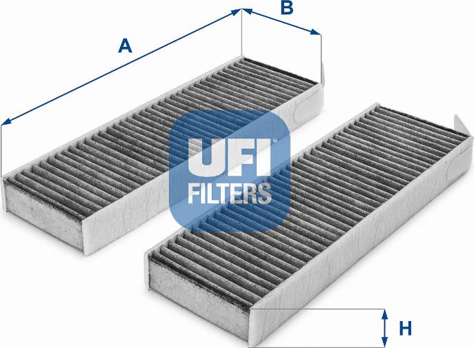 UFI 54.172.00 - Filtrs, Salona telpas gaiss autospares.lv