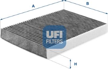 UFI 54.348.00 - Filtrs, Salona telpas gaiss www.autospares.lv