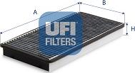 UFI 54.389.00 - Filtrs, Salona telpas gaiss www.autospares.lv