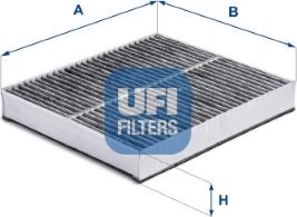 UFI 54.320.00 - Filtrs, Salona telpas gaiss autospares.lv