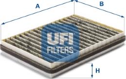 UFI 54.322.00 - Filtrs, Salona telpas gaiss www.autospares.lv