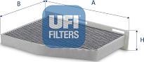 UFI 54.376.00 - Filter, interior air www.autospares.lv