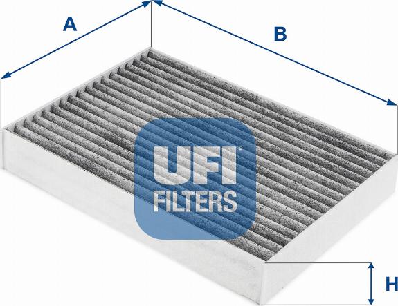 UFI 54.257.00 - Filtrs, Salona telpas gaiss www.autospares.lv