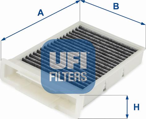 UFI 54.265.00 - Filtrs, Salona telpas gaiss www.autospares.lv