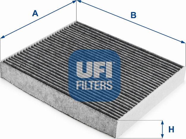 UFI 54.284.00 - Filter, interior air www.autospares.lv