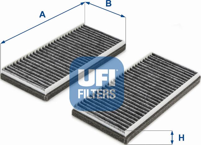 UFI 54.283.00 - Filtrs, Salona telpas gaiss www.autospares.lv