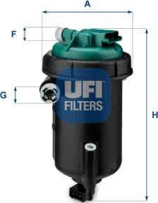 UFI 55.148.00 - Fuel filter www.autospares.lv