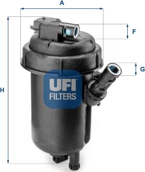 UFI 55.152.00 - Топливный фильтр www.autospares.lv