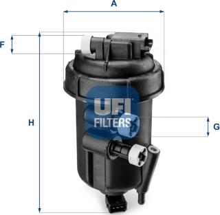 UFI 55.108.00 - Fuel filter www.autospares.lv