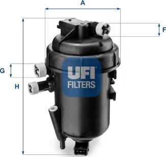 UFI 55.112.00 - Degvielas filtrs www.autospares.lv