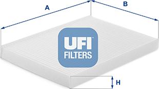 UFI 53.448.00 - Filter, interior air www.autospares.lv