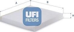 UFI 53.506.00 - Filter, interior air www.autospares.lv