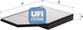 UFI 53.531.00 - Filter, interior air www.autospares.lv