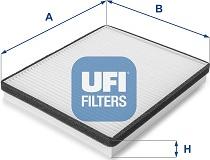 UFI 53.573.00 - Filtrs, Salona telpas gaiss www.autospares.lv