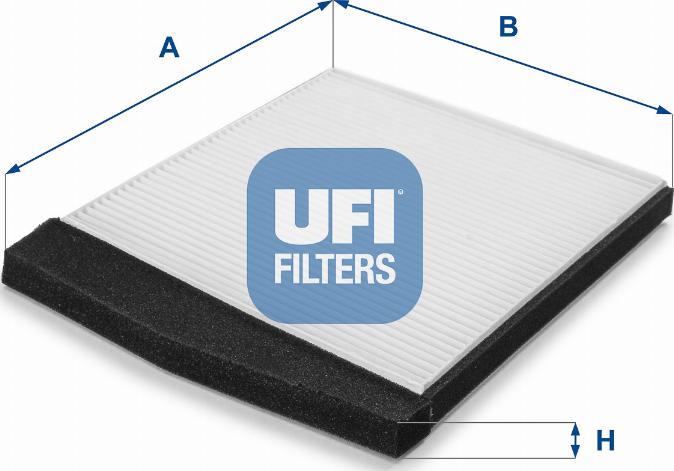 UFI 53.091.00 - Filtrs, Salona telpas gaiss www.autospares.lv