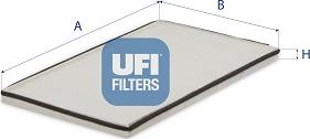 UFI 53.001.00 - Filter, interior air www.autospares.lv