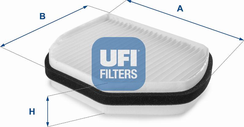 UFI 53.007.00 - Filtrs, Salona telpas gaiss www.autospares.lv