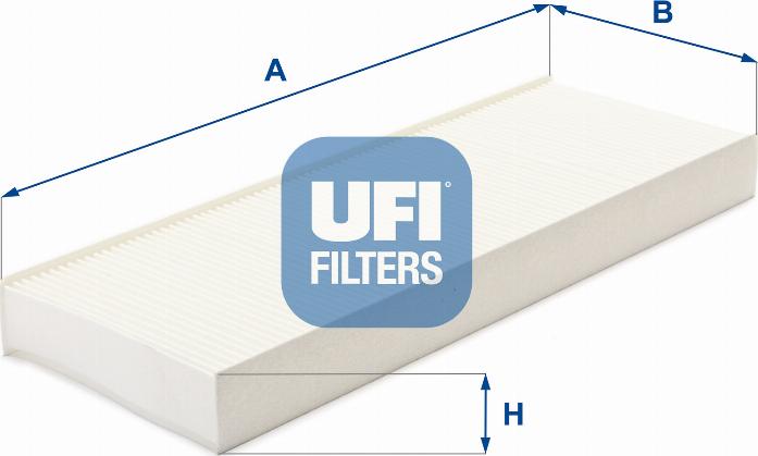 UFI 53.072.00 - Filtrs, Salona telpas gaiss www.autospares.lv