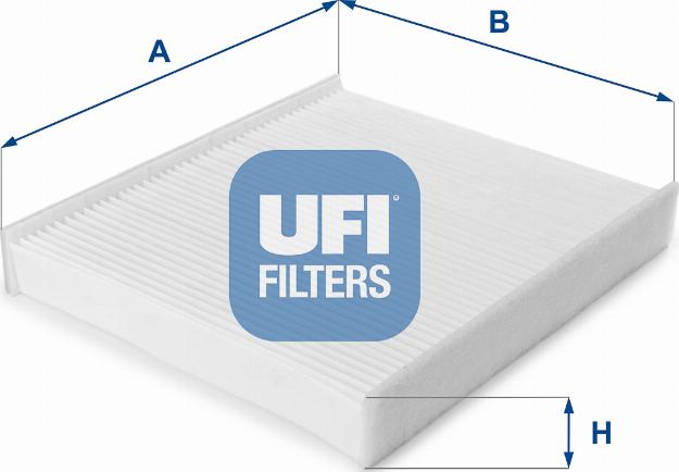 UFI 53.190.00 - Filter, interior air www.autospares.lv