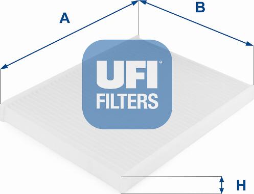 UFI 53.149.00 - Filter, interior air www.autospares.lv