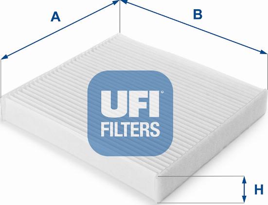 UFI 53.147.00 - Filter, interior air www.autospares.lv