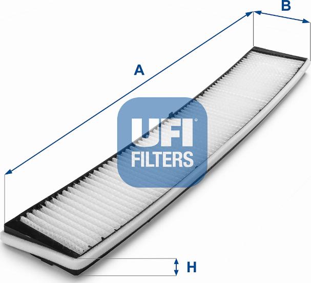 UFI 53.158.00 - Filtrs, Salona telpas gaiss www.autospares.lv