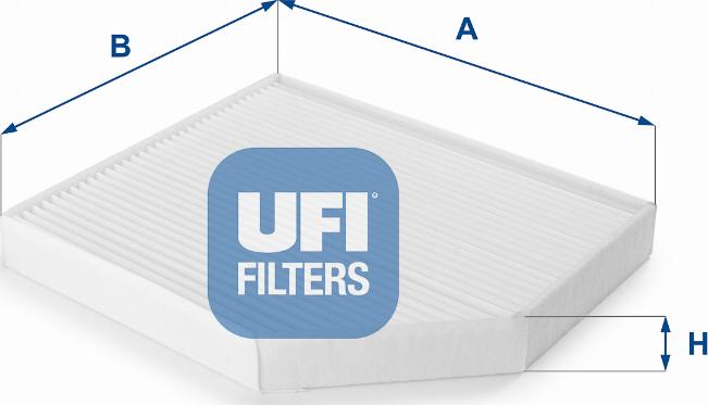 UFI 53.153.00 - Filter, interior air www.autospares.lv