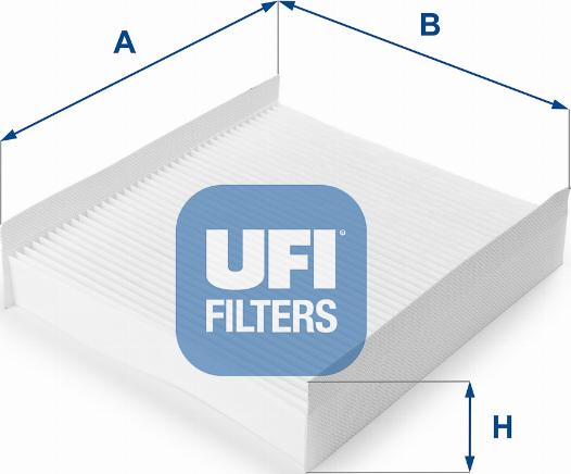 UFI 53.157.00 - Filter, interior air www.autospares.lv