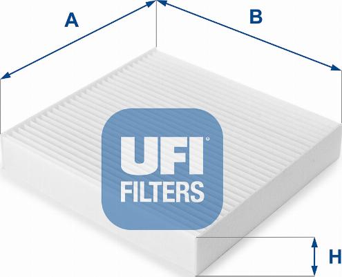 UFI 53.109.00 - Filter, interior air www.autospares.lv