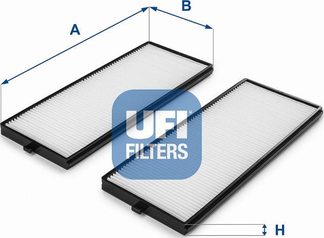 UFI 53.119.00 - Filter, interior air www.autospares.lv