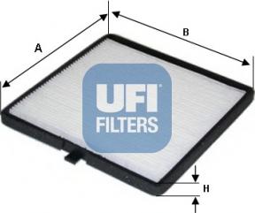 UFI 53.126.00 - Filtrs, Salona telpas gaiss www.autospares.lv