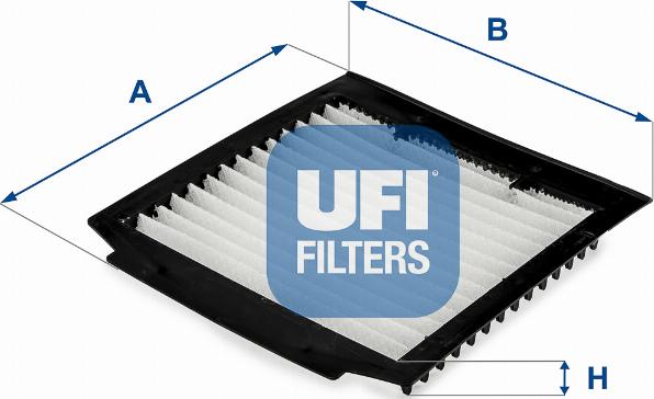 UFI 53.316.00 - Filtrs, Salona telpas gaiss www.autospares.lv