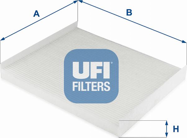 UFI 53.331.00 - Filtrs, Salona telpas gaiss www.autospares.lv