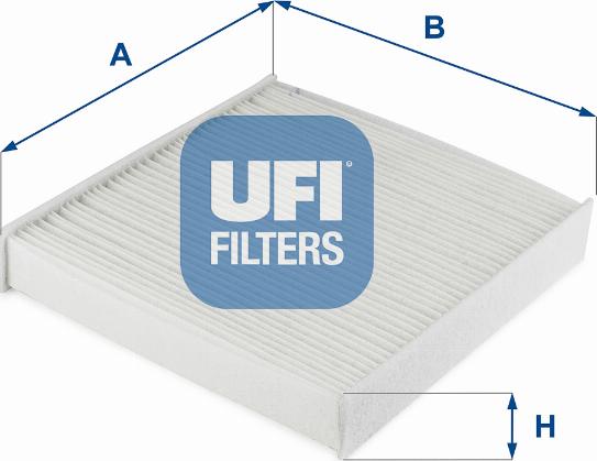 UFI 53.321.00 - Filtrs, Salona telpas gaiss www.autospares.lv