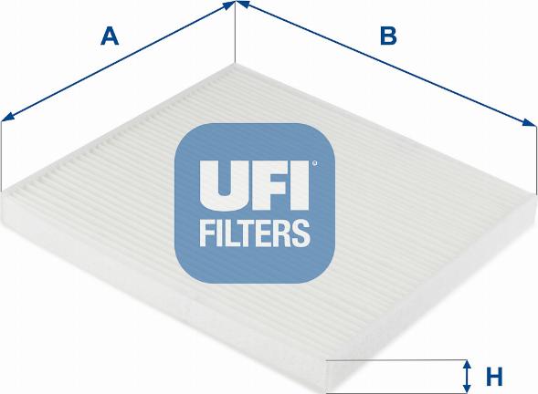 UFI 53.248.00 - Filtrs, Salona telpas gaiss www.autospares.lv