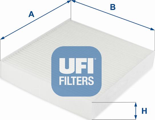 UFI 53.256.00 - Filtrs, Salona telpas gaiss www.autospares.lv