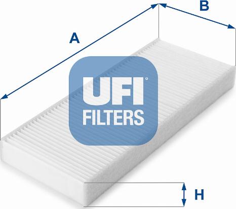 UFI 53.214.00 - Filtrs, Salona telpas gaiss www.autospares.lv