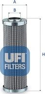 UFI 85.195.00 - Filtrs, Hidropacēlāja sistēma www.autospares.lv