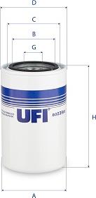 UFI 80.039.00 - Filtrs, Hidropacēlāja sistēma www.autospares.lv