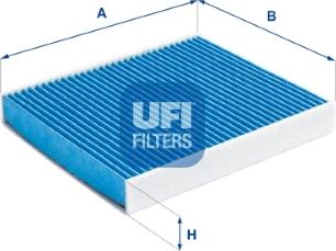 UFI 34.402.00 - Filter, interior air www.autospares.lv