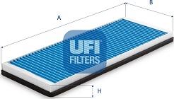 UFI 34.195.00 - Filter, interior air www.autospares.lv