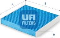 UFI 34.274.00 - Filter, interior air www.autospares.lv