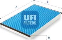 UFI 34.399.00 - Filtrs, Salona telpas gaiss www.autospares.lv